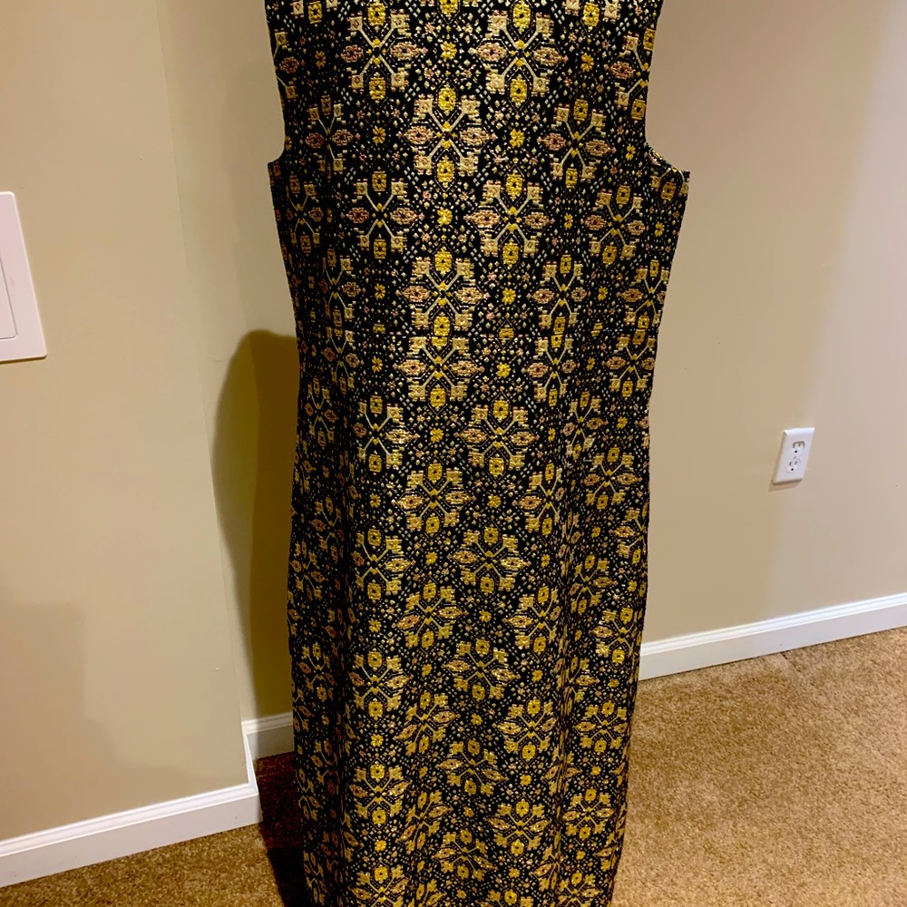 Women’s Black Metallic Duster Size M